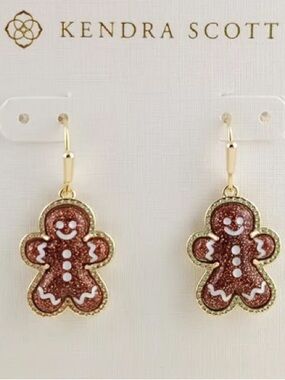 Kendra Scott Gingerbread Gold Drop Earrings